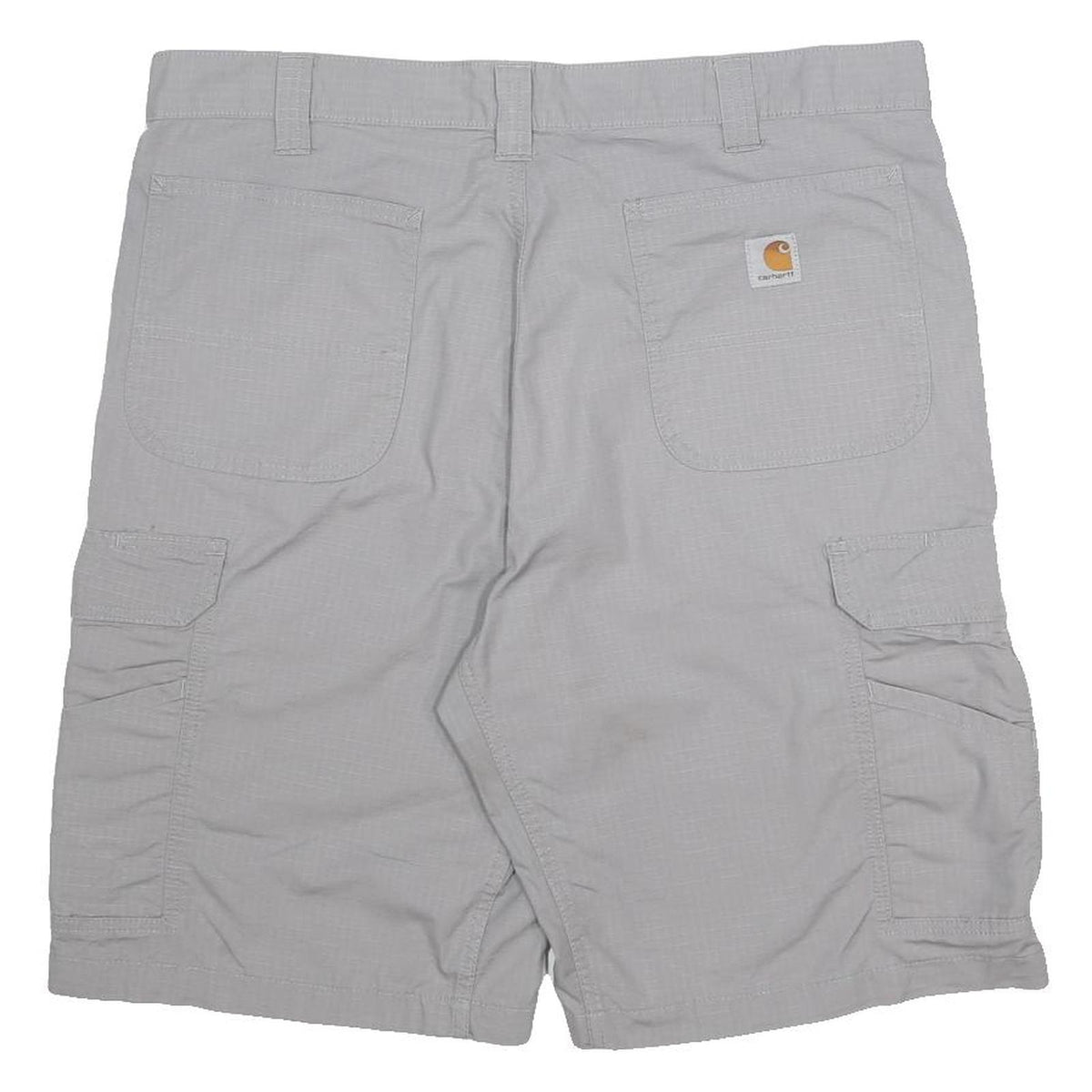 CARHARTT Mens Grey Cargo Shorts XL W38 Relaxed Fit Cotton Blend Workwear