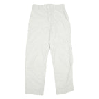 COLONIAL OUTDOOR Womens Polyamide White Relaxed Trousers W30 L32 Outdoor Casual