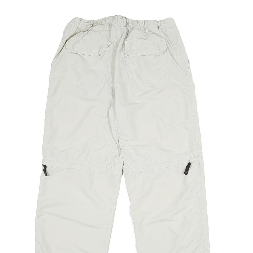 COLONIAL OUTDOOR Womens Polyamide White Relaxed Trousers W30 L32 Outdoor Casual