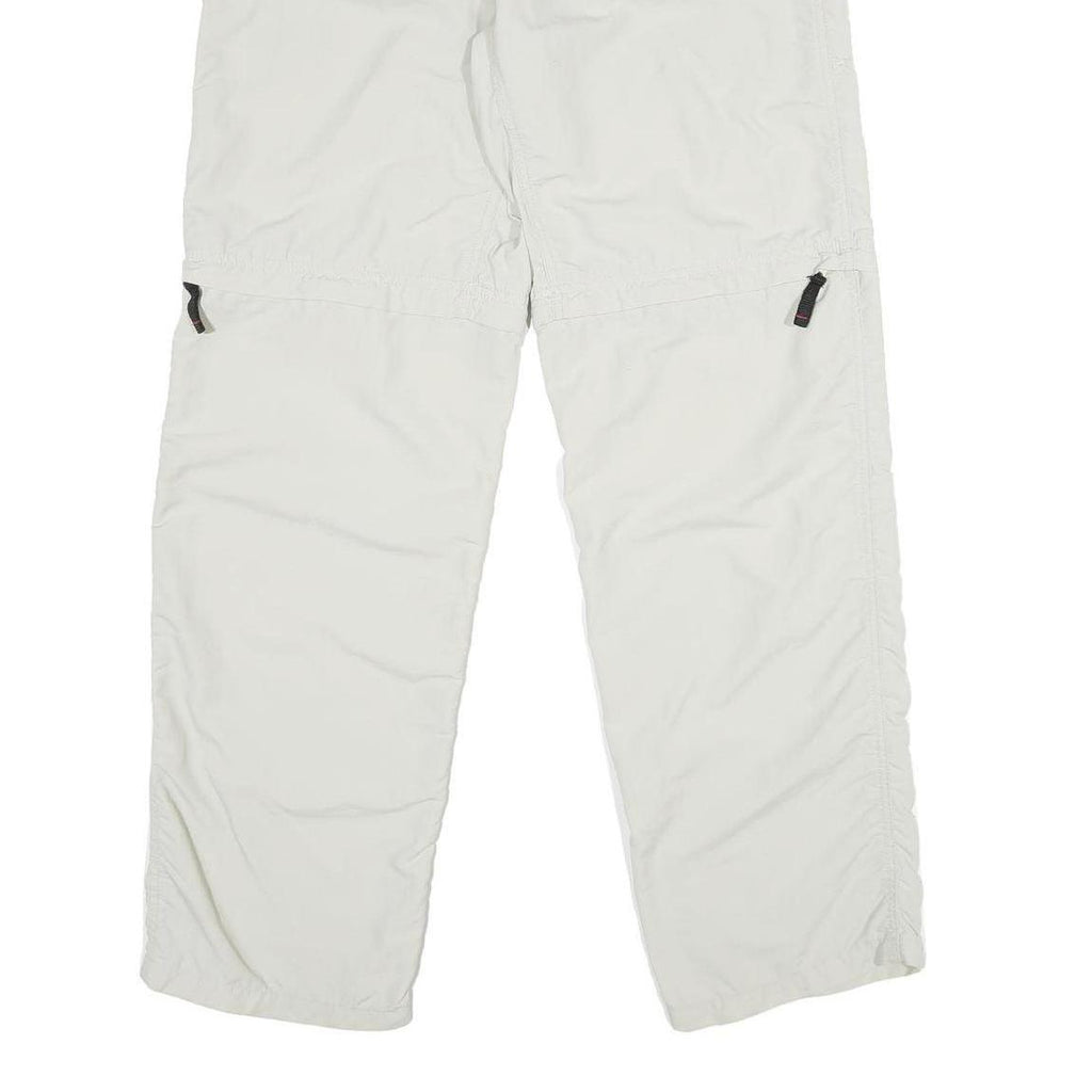 COLONIAL OUTDOOR Womens Polyamide White Relaxed Trousers W30 L32 Outdoor Casual