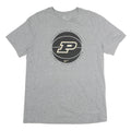 NIKE Mens Grey Purdue Boilermakers Basketball T-Shirt M Short Sleeve Crew Neck