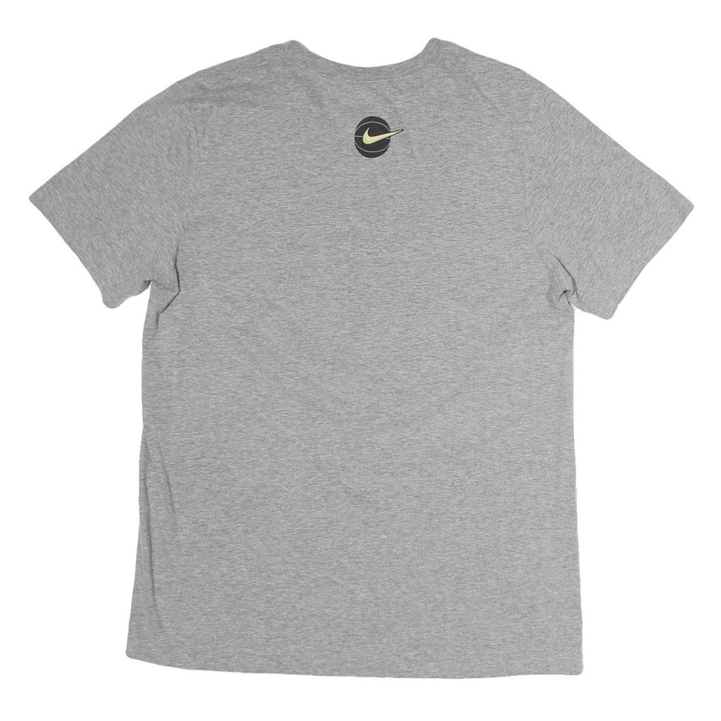 NIKE Mens Grey Purdue Boilermakers Basketball T-Shirt M Short Sleeve Crew Neck