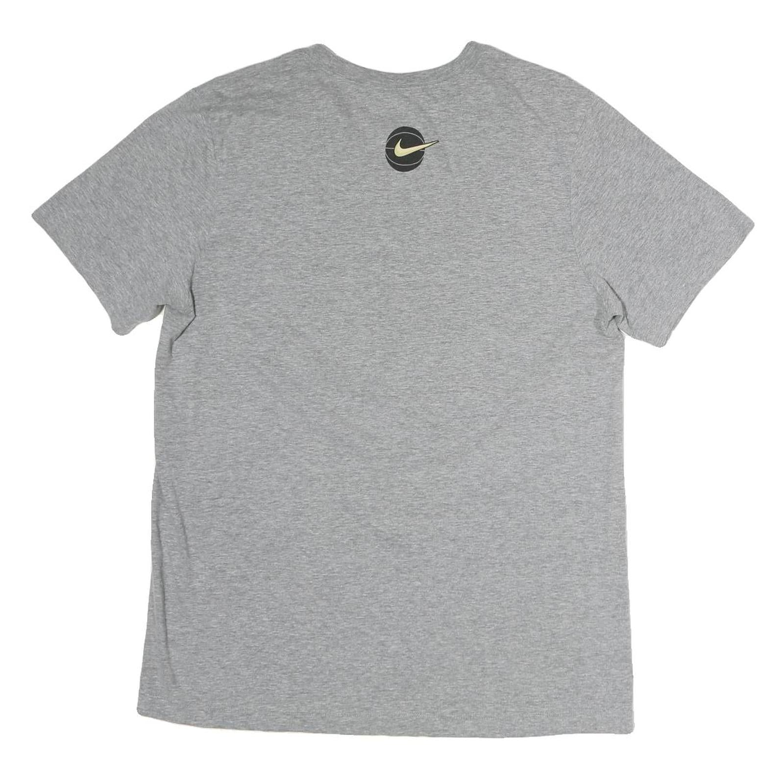 NIKE Mens Grey Purdue Boilermakers Basketball T-Shirt M Short Sleeve Crew Neck