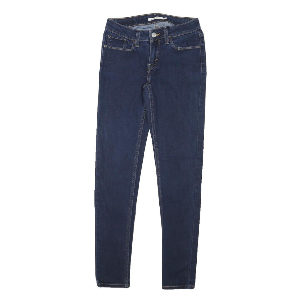 LEVI'S 535 Womens Jeans Blue Slim Skinny Denim Medium W25 L28 Stretch Zip