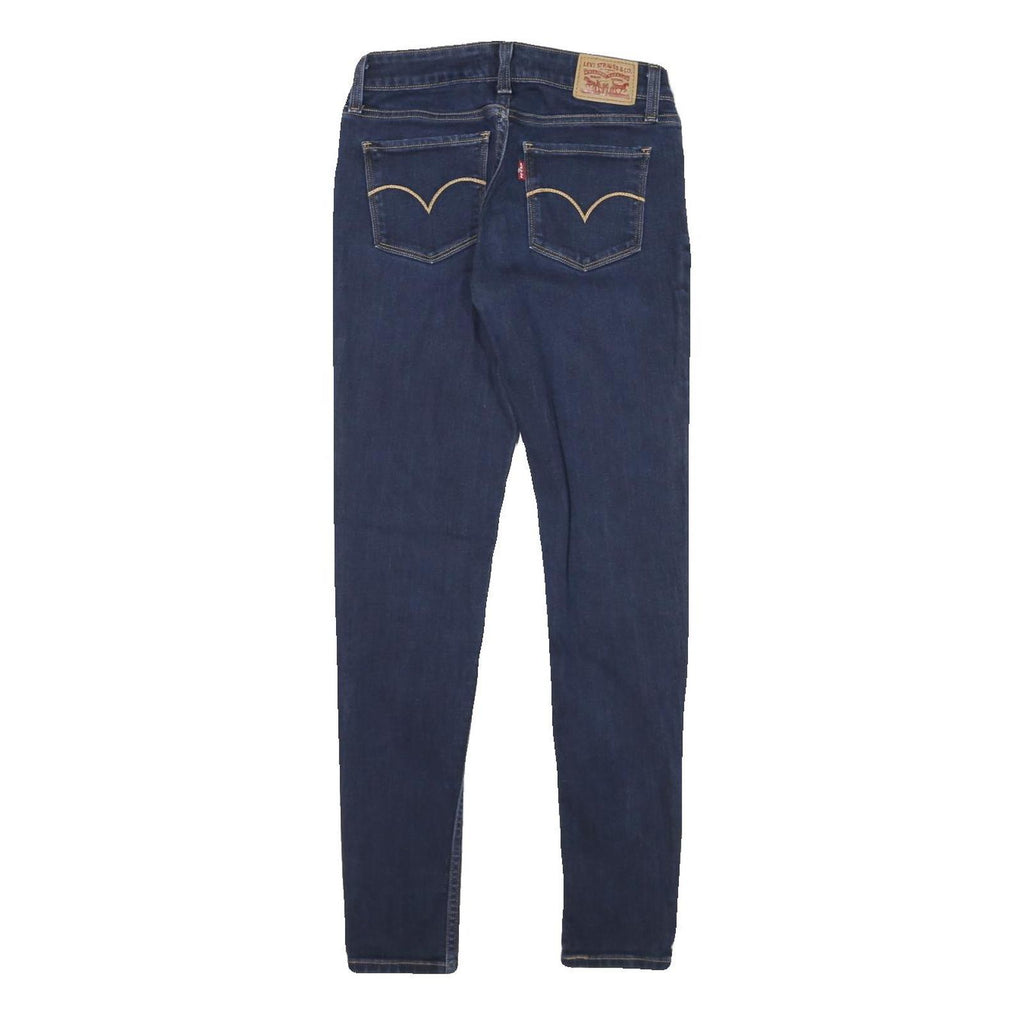 LEVI'S 535 Womens Jeans Blue Slim Skinny Denim Medium W25 L28 Stretch Zip