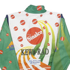 ZOLLINGER SPORT Mens White Green Orange Cycle Jacket S Polyester Blend Cycling