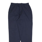 RED KAP Womens Cotton Blend Navy Regular Fit Straight Leg Trousers W30 L30
