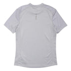 NIKE Mens Grey Running T-Shirt M Short Sleeve Crew Neck Lightweight