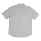 CARHARTT Mens Grey Workwear Polyester Blend Shirt M Button Down Pockets