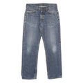 CARHARTT Mens Regular Blue Denim Jeans W31 L32 Classic Cotton Zip Pockets