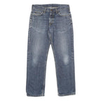 CARHARTT Mens Regular Blue Denim Jeans W31 L32 Classic Cotton Zip Pockets