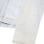 LEE Womens Blue Denim Jacket M Cotton Blend Button Closure Classic Fit Casual