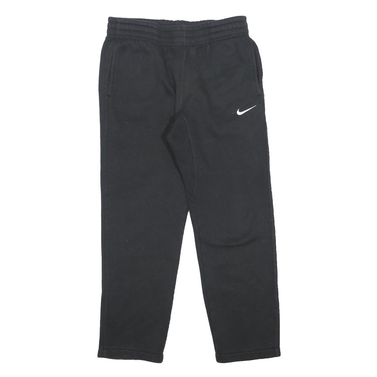 NIKE Womens Joggers Black Regular Tapered M W28 L26 Cotton Blend Casual