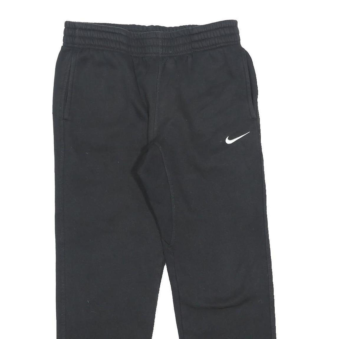 NIKE Womens Joggers Black Regular Tapered M W28 L26 Cotton Blend Casual