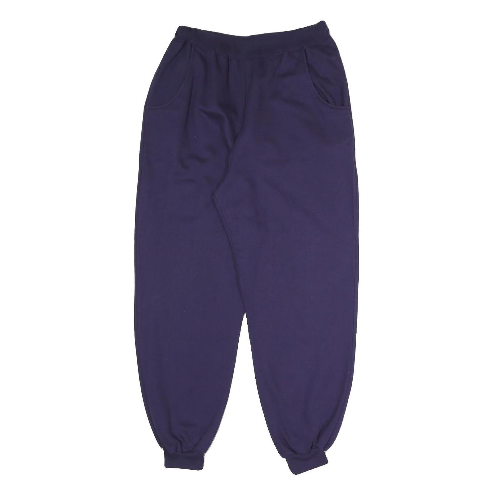 MISS HELEN Womens Joggers Navy Blue Slim Tapered M W30 L28 Cotton Blend