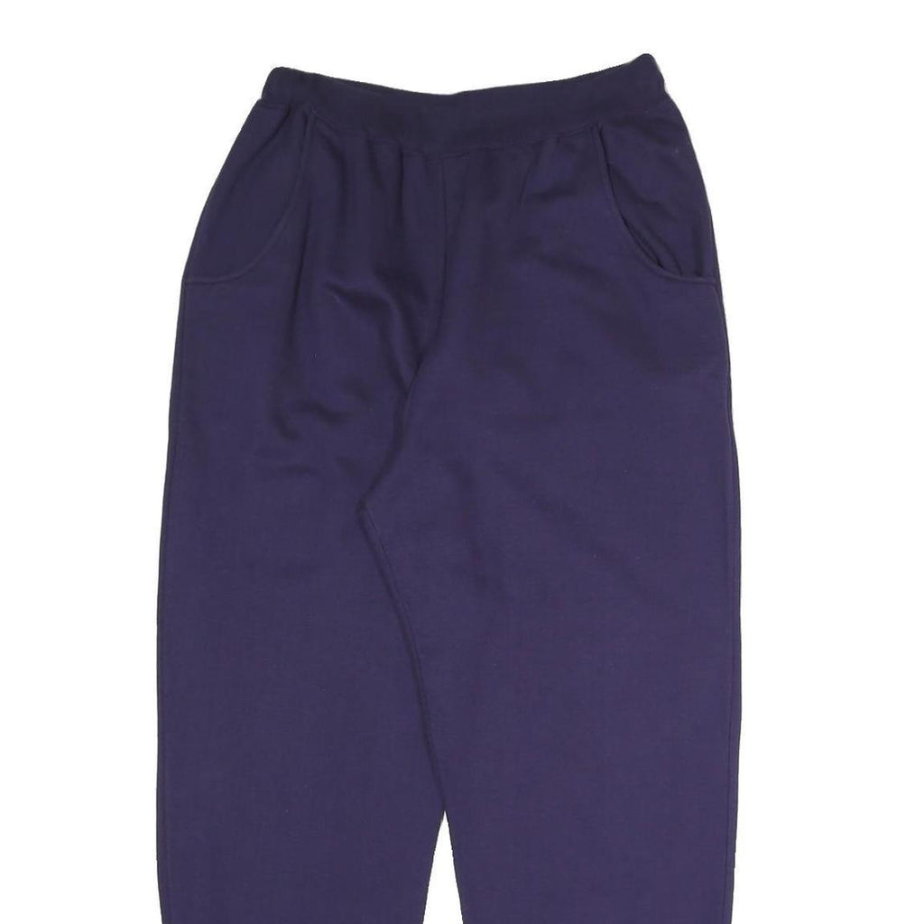 MISS HELEN Womens Joggers Navy Blue Slim Tapered M W30 L28 Cotton Blend