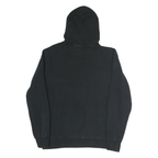 PUMA Mens Black Hoodie M Cotton Pullover Logo Sweatshirt Casual