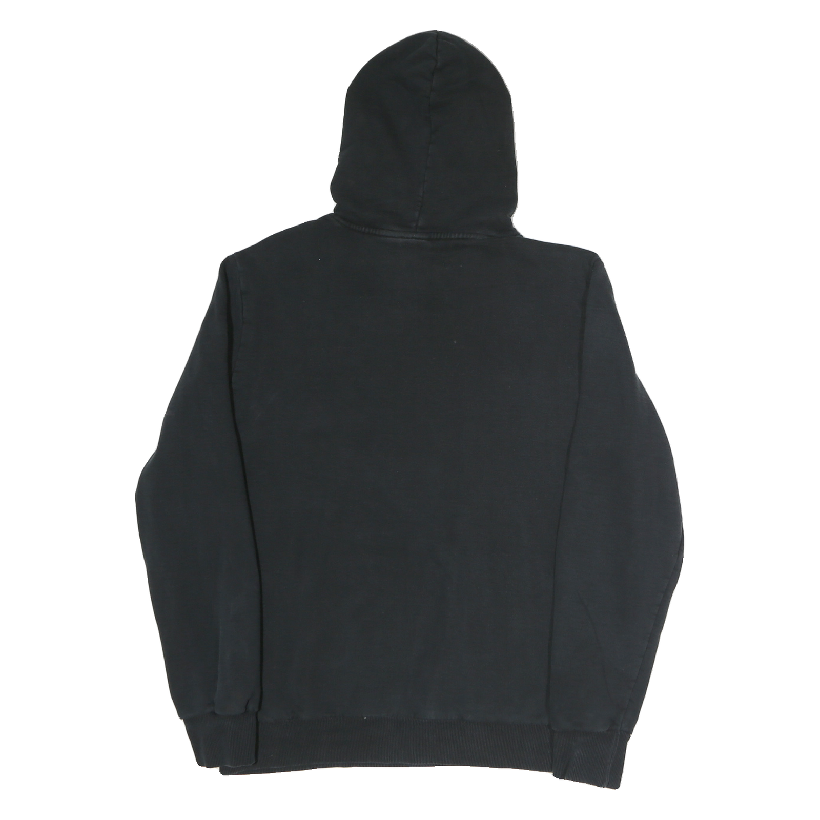 PUMA Mens Black Hoodie M Cotton Pullover Logo Sweatshirt Casual