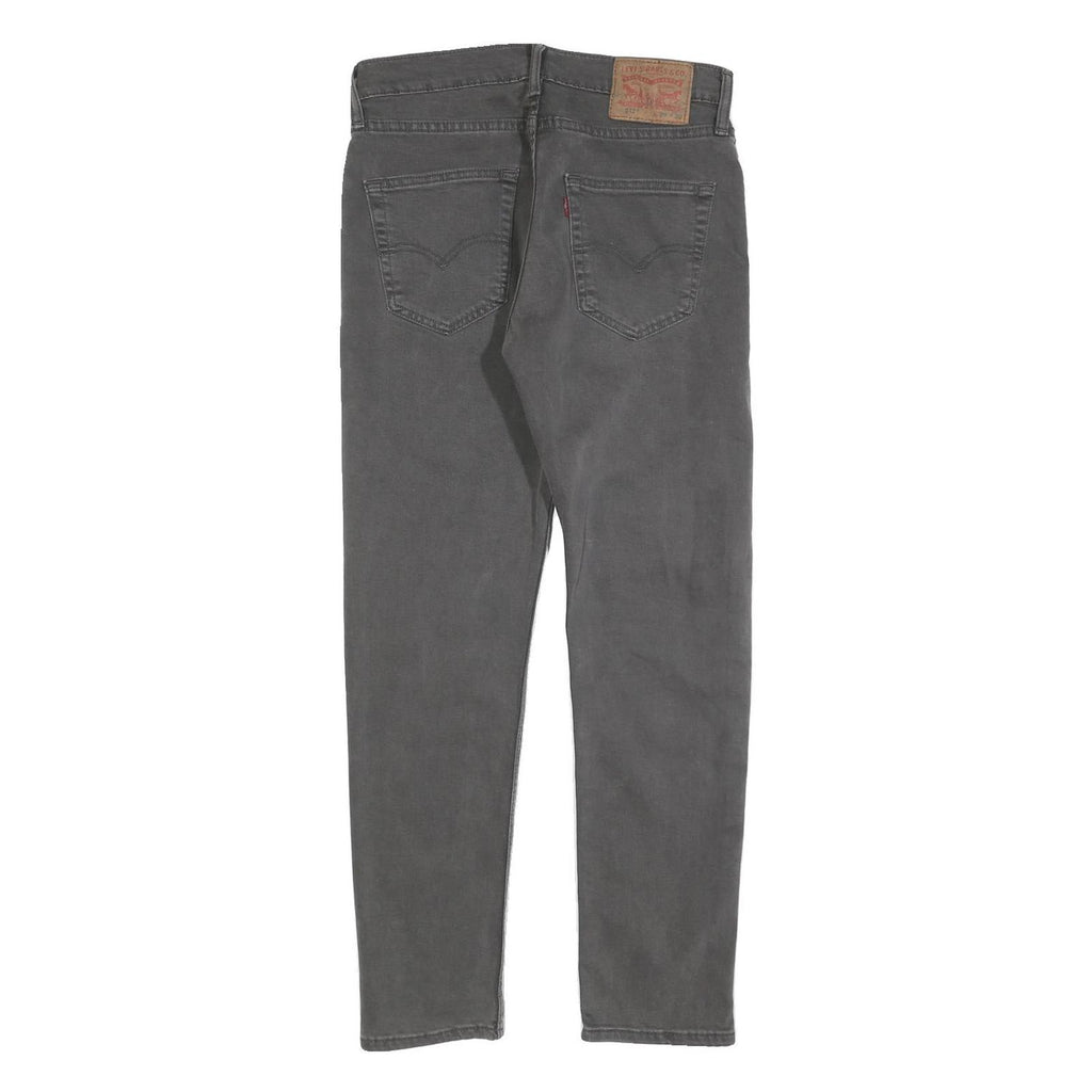 LEVI'S 512 Tapered Mens Jeans Grey Slim Denim Light W29 L30 Stylish Zip Cotton