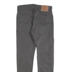LEVI'S 512 Tapered Mens Jeans Grey Slim Denim Light W29 L30 Stylish Zip Cotton