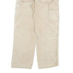 DICKIES Mens Jeans Beige Regular Straight Denim W30 L27 Workwear Utility Zip