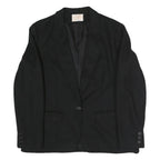PENDLETON Womens Black Classic Jacket M Polyester Blend Button Closure Tailored