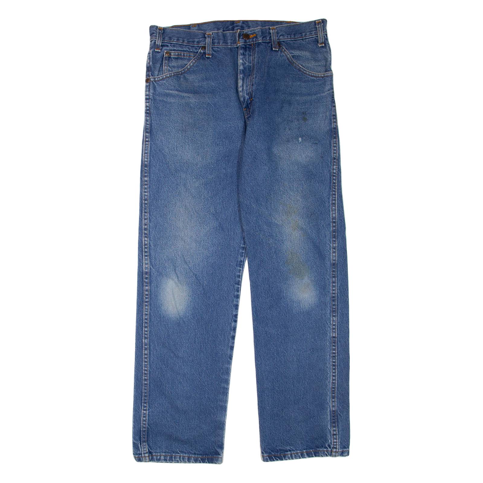 DICKIES Mens Jeans Blue Regular Straight W32 L32