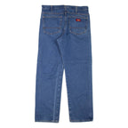 DICKIES Mens Jeans Blue Regular Straight W32 L32