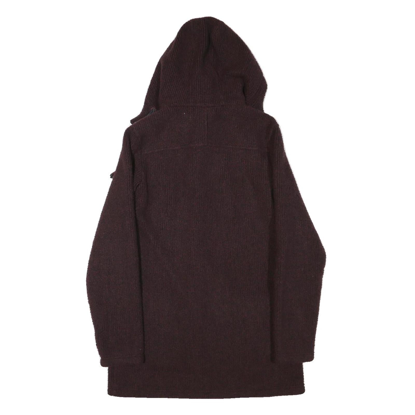 JACK WOLFSKIN Womens Maroon & Brown Outdoor Jacket UK 10 Polyester Blend Button