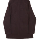 JACK WOLFSKIN Womens Maroon & Brown Outdoor Jacket UK 10 Polyester Blend Button