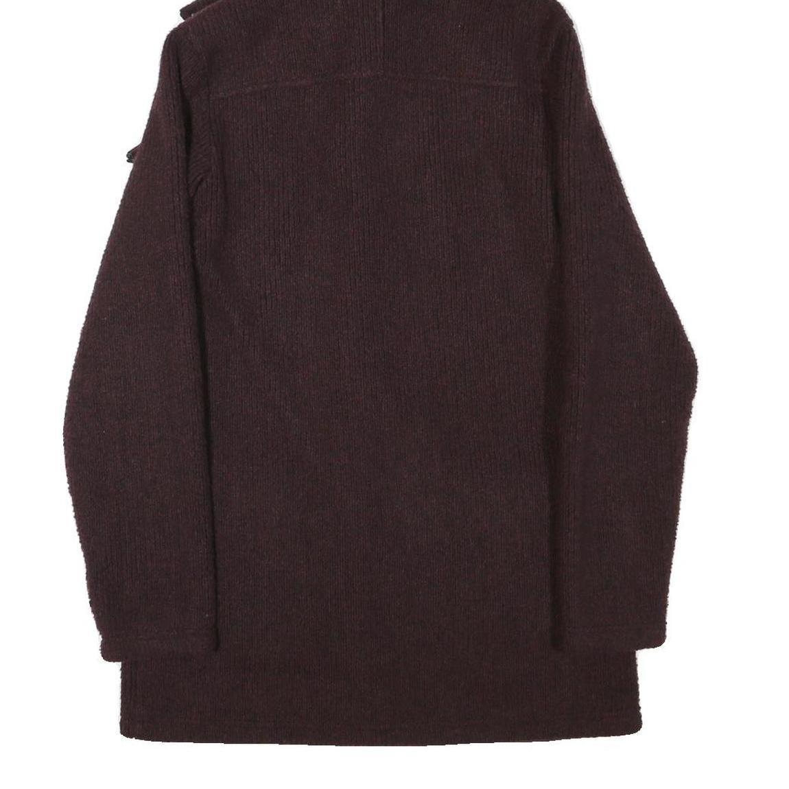 JACK WOLFSKIN Womens Maroon & Brown Outdoor Jacket UK 10 Polyester Blend Button