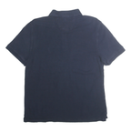 NAUTICA Mens Blue Short Sleeve Classic Fit Cotton Polo Shirt L