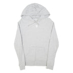 ADIDAS ORIGINALS Womens Grey Hoodie UK 8 Cotton Blend Pullover Casual Wear