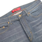 HUGO Mens Slim Blue Denim Jeans W32 L27 Zip Cotton Blend Casual Fashion
