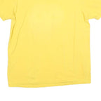 MAJESTIC Womens Yellow Steelers Graphic T-Shirt L Short Sleeve Crew Neck