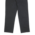 DICKIES Mens Cotton Blend Black Regular Straight Trousers W28 L26 Zip Workwear