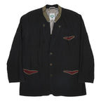 SCHNEIDERS Salzburg Mens Black & Olive Button Jacket XL Cotton Blend Classic