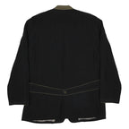 SCHNEIDERS Salzburg Mens Black & Olive Button Jacket XL Cotton Blend Classic