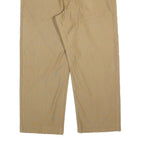 BOSS HUGO BOSS Mens Cotton Blend Beige Regular Fit Straight Trousers W36 L26