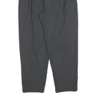 ZARA Womens Polyester Blend Grey Regular Tapered Trousers W28 L25 Smart Casual