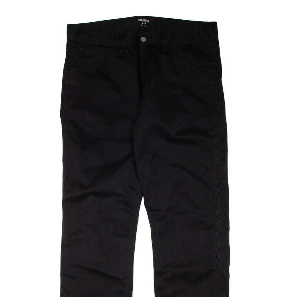 CARHARTT WIP Womens Trousers Black Regular Straight W34 L34