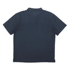 CARHARTT Mens Navy Blue Pocket Polo Shirt Short Sleeve L Workwear Casual
