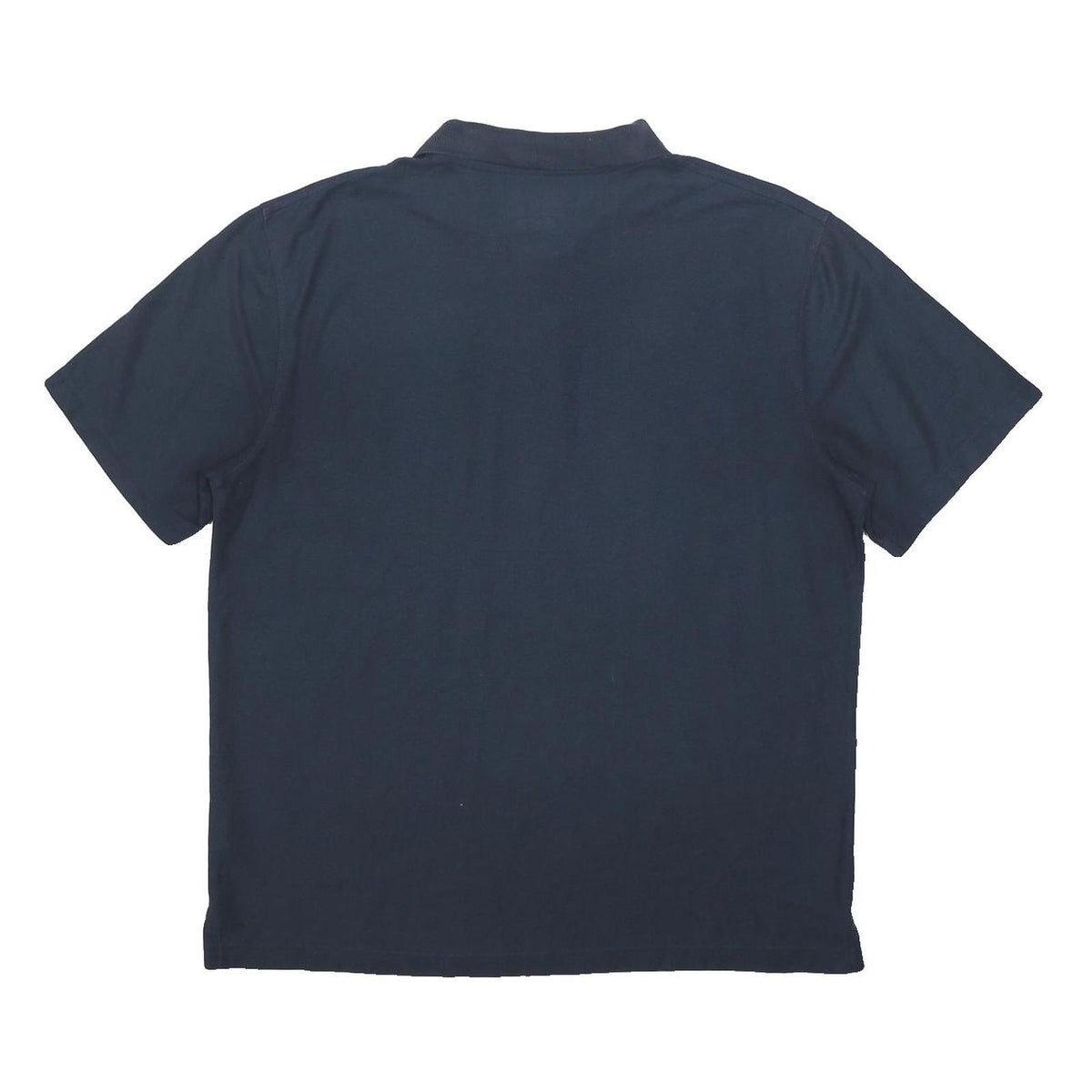 CARHARTT Mens Navy Blue Pocket Polo Shirt Short Sleeve L Workwear Casual