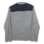 TOMMY HILFIGER Mens Grey & Navy Casual Zip Jacket M Polyester Plain Lightweight