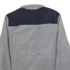 TOMMY HILFIGER Mens Grey & Navy Casual Zip Jacket M Polyester Plain Lightweight