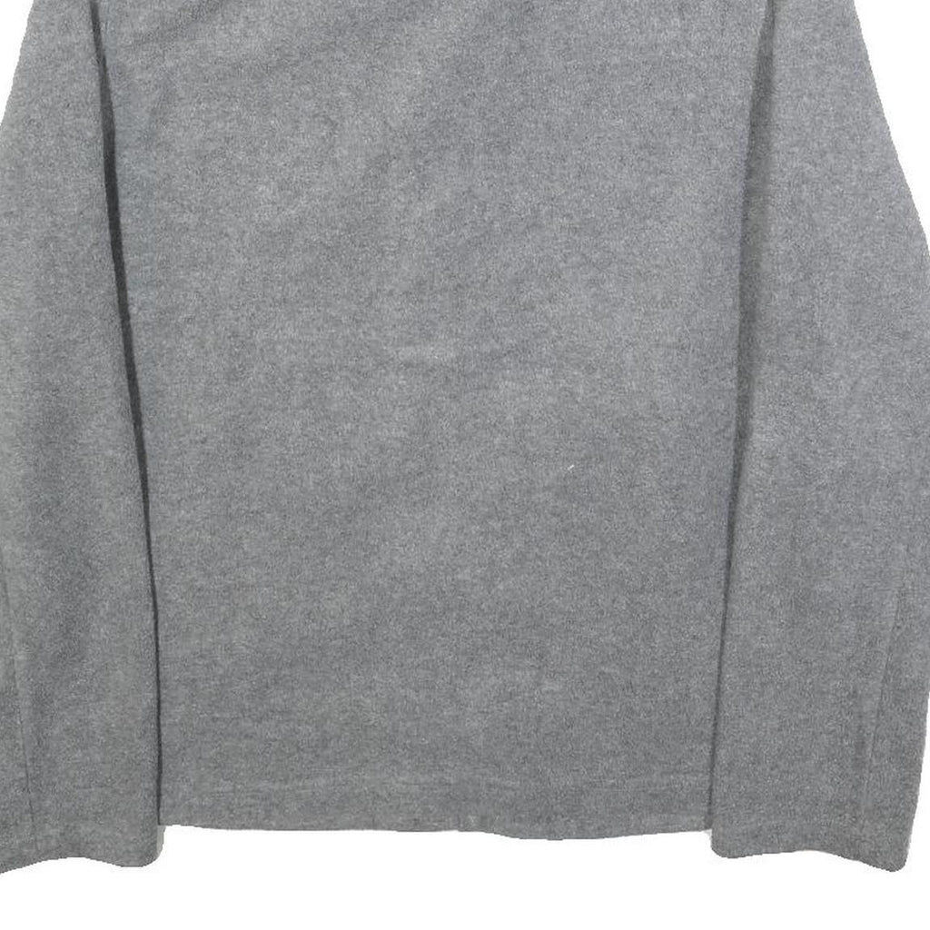 TOMMY HILFIGER Mens Grey & Navy Casual Zip Jacket M Polyester Plain Lightweight