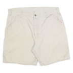 CARHARTT Mens Shorts Beige Casual Cotton Blend XL W38 Workwear Pocketed