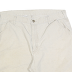 CARHARTT Mens Shorts Beige Casual Cotton Blend XL W38 Workwear Pocketed