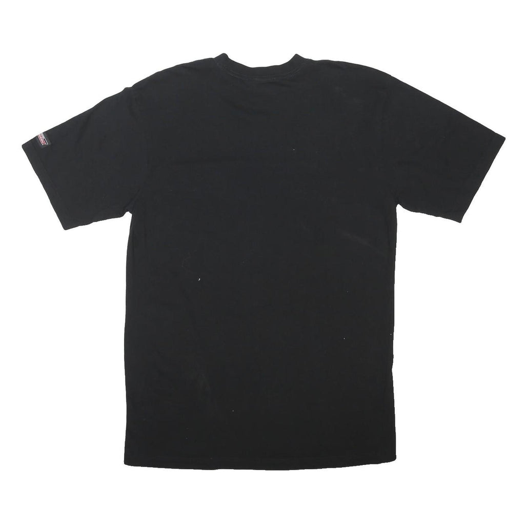 DICKIES Mens Black Plain T-Shirt L Short Sleeve Crew Neck Workwear Casual