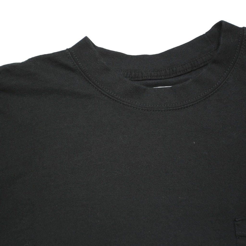 DICKIES Mens Black Plain T-Shirt L Short Sleeve Crew Neck Workwear Casual